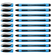 Kugelschreiber Slider Memo blau Schreibfarbe schwarz