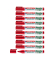 Permanentmarker 21 EcoLine, 4-21002, Packung, rot, 1,5-3mm Rundspitze