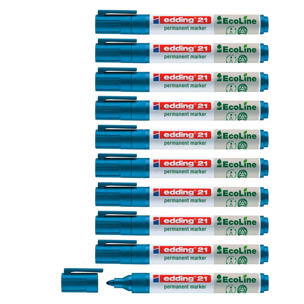 4004764917853 - 21 EcoLine Permanentmarker blau 15 - 30 mm 4004764917853 10 Stück 4004764917853 - 21 EcoLine Permanentmarker blau 15 - 30 mm 4004764917853 10 Stück