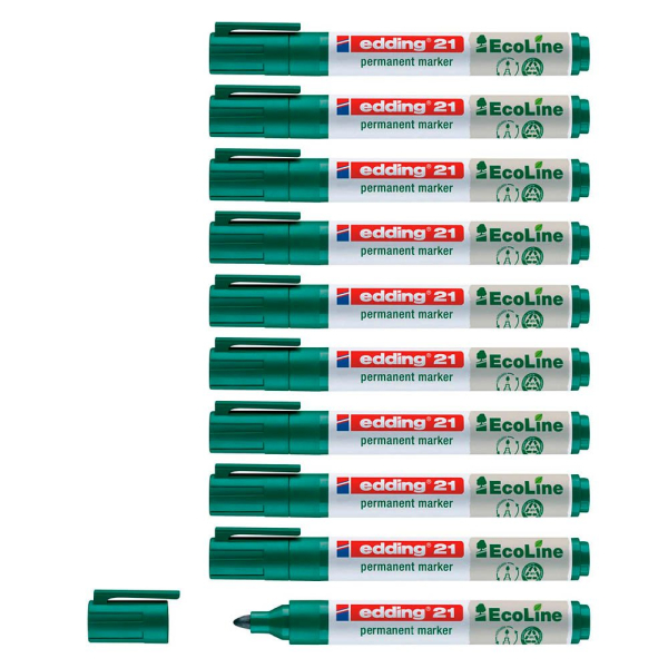 4004764917884 - 21 EcoLine Permanentmarker grün 15 - 30 mm 4004764917884 10 Stück 4004764917884 - 21 EcoLine Permanentmarker grün 15 - 30 mm 4004764917884 10 Stück