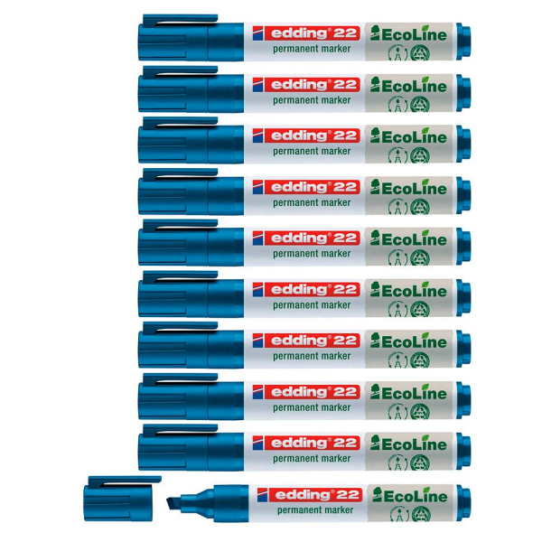 4004764918034 - 22 EcoLine Permanentmarker blau 10 - 50 mm 4004764918034 10 Stück 4004764918034 - 22 EcoLine Permanentmarker blau 10 - 50 mm 4004764918034 10 Stück