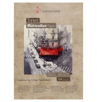 Skizzenblock - A4, 200 g/qm, beige, 20 Blatt