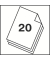 Skizzenblock - A4, 200 g/qm, beige, 20 Blatt