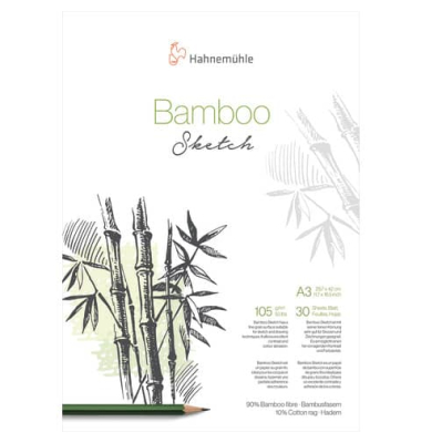 Skizzenblock Bamboo - A3, 105 g/qm, 30 Blatt