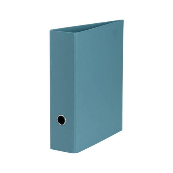 4 Stück Rössler Ordner Soho 1317452150, A4 85mm breit Karton vollfarbig denim 4014970137013 Rössler