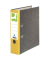 Ordner KF18712, A4 80mm breit Karton Wolkenmarmor gelb