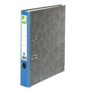 Ordner KF18716, A4 50mm schmal Karton Wolkenmarmor schwarz/blau