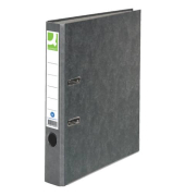 Ordner KF18718, A4 50mm schmal Karton Wolkenmarmor grau