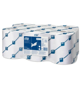 Rollenhandt&uuml;cher 471113, Au&szlig;enabrollung, 2-lagig, wei&szlig;, Papier