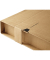 Schallplattenkarton CP 030.08 braun, für Schallplatten, innen 320x320x60mm, Wellpappe 1-wellig