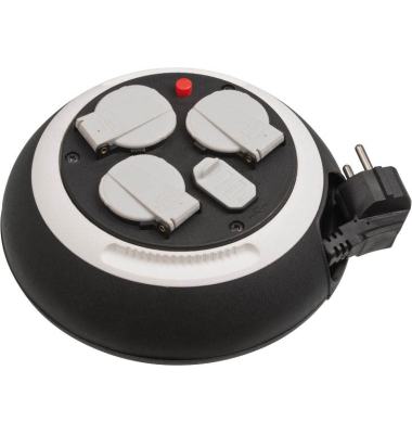 Kabelbox Brennenstuhl Comfort Line schwarzweiß 3m