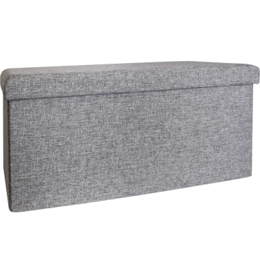 Sitztruhe SeatBox EW-SB-0499 grau Holz 76,0 cm