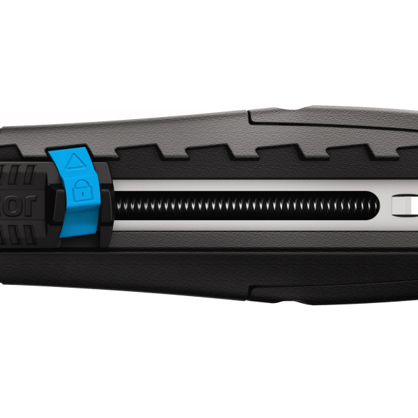 4002632803277 - Sicherheitsmesser Secubase 383 ergonomisch Schnitttiefe einstellbar Auto-Klingenrückzug L 1705 x B 25 x H 34 mm Stahl GFK schwarz