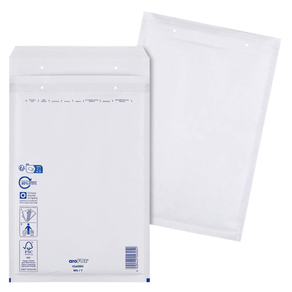 4009445023052 - CLASSIC Luftpolstertaschen weiß für DIN A4 4009445023052 100 Stück 4009445023052 - CLASSIC Luftpolstertaschen weiß für DIN A4 4009445023052 100 Stück