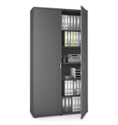 Aktenschrank MULTI M pro 332881, abschlie&szlig;bar, 2x6 OH, anthrazit, 120x225x42cm (BxHxT)