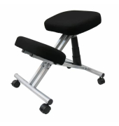 ERGO LEG Kniestuhl schwarz Höhe einstellbar