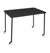 Flex Office Mehrzwecktisch Holz schwarz 116,0 x 76,0 x 75,0 cm
