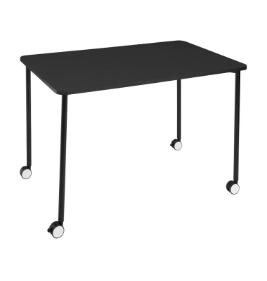 Flex Office Mehrzwecktisch Holz schwarz 116,0 x 76,0 x 75,0 cm
