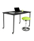 Flex Office Mehrzwecktisch Holz schwarz 116,0 x 76,0 x 75,0 cm