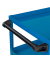 Etagenwagen blau 100,0 x 50,0 x 91,5 cm