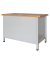 Werkbank lichtgrau, blau 120,0 x 60,0 x 84,0 cm
