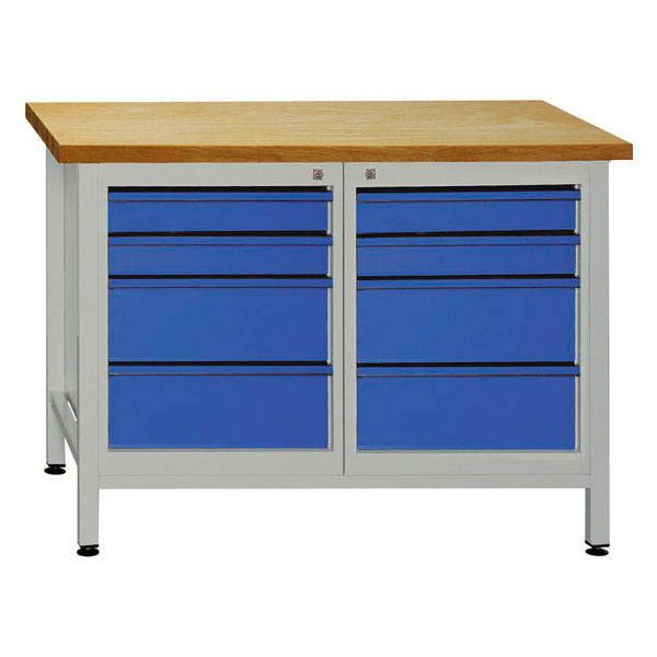 4050049419321 - Werkbank Werktisch Werkstatt Arbeitstisch mit 8 Schubladen 1200x600x840 mm - ADB 4050049419321 - Werkbank Werktisch Werkstatt Arbeitstisch mit 8 Schubladen 1200x600x840 mm - ADB