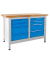 Werkbank lichtgrau, RAL 5012 8 Schubladen 120,0 x 60,0 x 84,0 cm