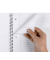 Collegeblock 306423 x.book, Lineatur 27 / liniert mit Rand innen/außen, A4, 70g, rot, 80 Blatt