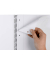 Collegeblock 306456 x.book, Lineatur 28 / kariert mit Rand innen/außen, A4, 70g, rot, 80 Blatt