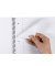 Collegeblock 10834125 x.book, Lineatur 21 / liniert mit Rand innen, A4, 70g, rot, 80 Blatt