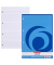 Briefblock 733410 x.book / liniert, A4, 70g, blau, 100 Blatt