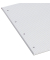 Briefblock 733436 x.book, Lineatur 28 / kariert, A4, 70g, rot, 100 Blatt