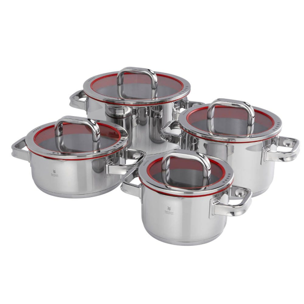4000530605955 - Topf-Set Function 4 rot (edelstahl rot) B29cm H235cm L57cm Töpfe wärmereduzierende Griffe mit 4 Abgießfunktionen Innenskalierung 4000530605955 - Topf-Set Function 4 rot (edelstahl rot) B29cm H235cm L57cm Töpfe wärmereduzierende Griffe mit 4 Abgießfunktionen Innenskalierung