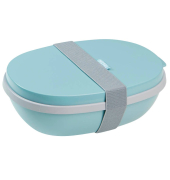 Lunchbox Ellipse duo 7,5 cm hoch grün