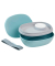 Lunchbox Ellipse duo 7,5 cm hoch grün