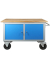 Werkbank lichtgrau, lichtblau 130,0 x 60,0 x 82,7 cm