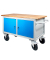 Werkbank lichtgrau, lichtblau 130,0 x 60,0 x 82,7 cm
