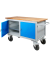 Werkbank lichtgrau, lichtblau 130,0 x 60,0 x 82,7 cm