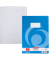 Schulheft 340273 x.book, Lineatur 27 / liniert mit Rand innen/außen, A4, 80g, blau, 32 Blatt / 64 Seiten