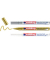 Lackmarker Glanzlackmarker, 751-3-999, Pack, gold/silber/weiß, 1-2mm Rundspitze