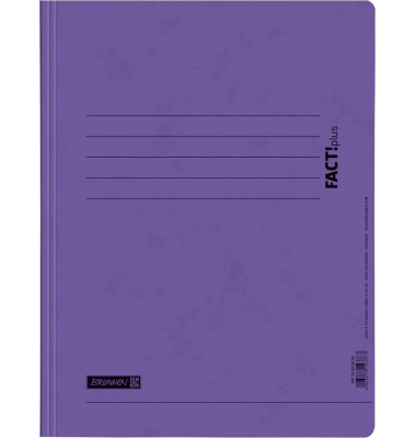 Spiralhefter FACT!plus 102010560, A4, violett, Karton, 375g