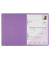Spiralhefter FACT!plus 102010560, A4, violett, Karton, 375g