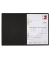 Spiralhefter FACT!plus 102010590, A4, schwarz, Karton, 375g