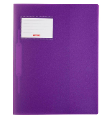 Schnellhefter FACT! 102015060, A4, violett, Polypropylen (PP), Vorderdeckel transluzent