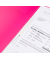Schnellhefter FACT! 102015026, A4, pink transluzent, Polypropylen (PP), Vorderdeckel transluzent