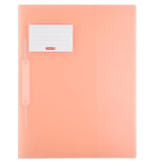 Schnellhefter FACT! 102015021, A4, rosa pastell transluzent, Polypropylen (PP), Vorderdeckel transluzent