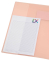 Schnellhefter FACT! 102015021, A4, rosa pastell transluzent, Polypropylen (PP), Vorderdeckel transluzent