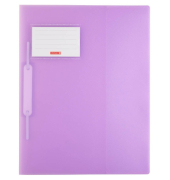 Schnellhefter FACT! 102015061, A4, violett pastell transluzent, Polypropylen (PP), Vorderdeckel transluzent