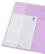 Schnellhefter FACT! 102015061, A4, violett pastell transluzent, Polypropylen (PP), Vorderdeckel transluzent