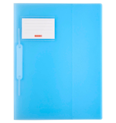 Schnellhefter FACT! 102015031, A4, hellblau, Polypropylen, Vorderdeckel transluzent